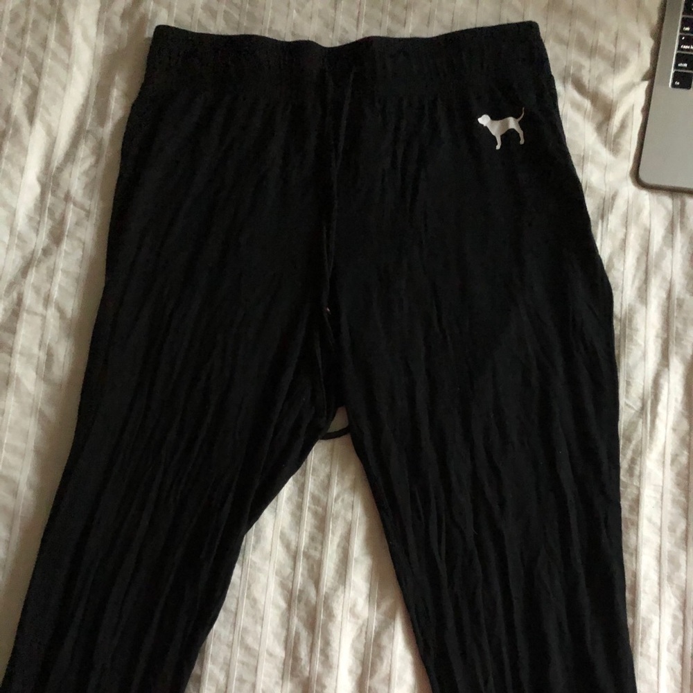 black vs pink joggers